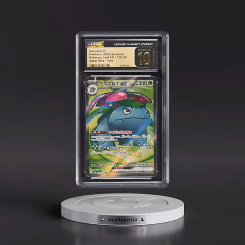 2023 Pokémon Card 151 #184/165 Venusaur ex - Super Rare Holo (CGC 10 PRISTINE)
