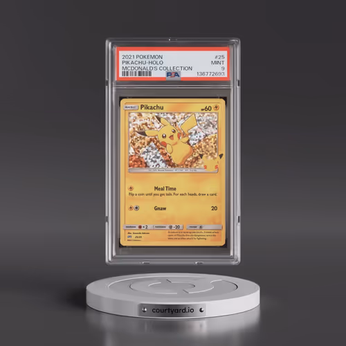 2021 Pokémon Mcdonald's Collection #25 Pikachu - Holo (PSA 9 MINT)