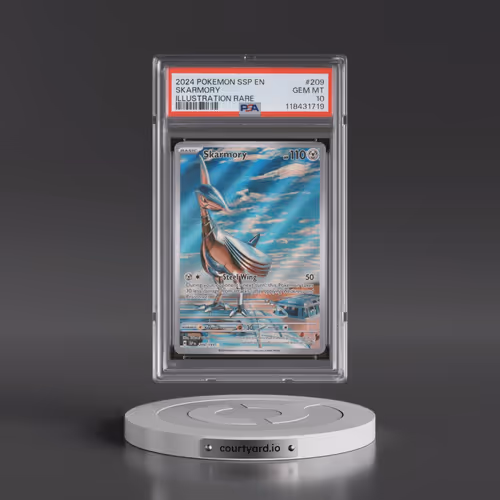 2024 Pokémon Ssp EN-Surging Sparks #209 Skarmory - Illustration Rare (PSA 10 GEM MINT)