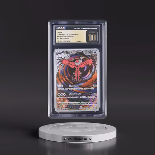 2023 Pokémon Sv3a-Raging Surf #071 Yveltal - Art Rare (CGC 10 PRISTINE)