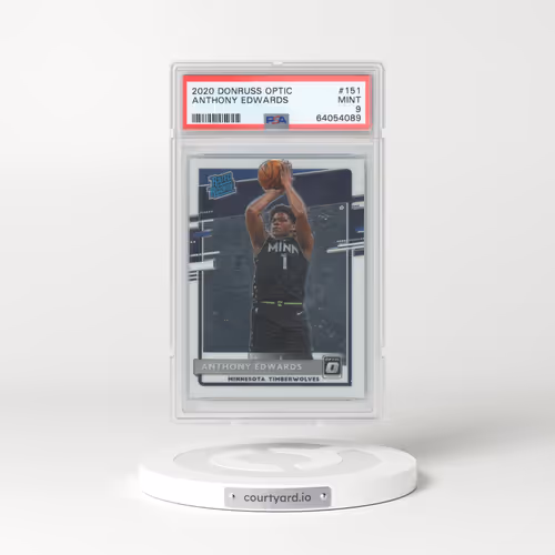 2020 Panini Donruss Optic #151 Anthony Edwards (PSA 9 MINT)