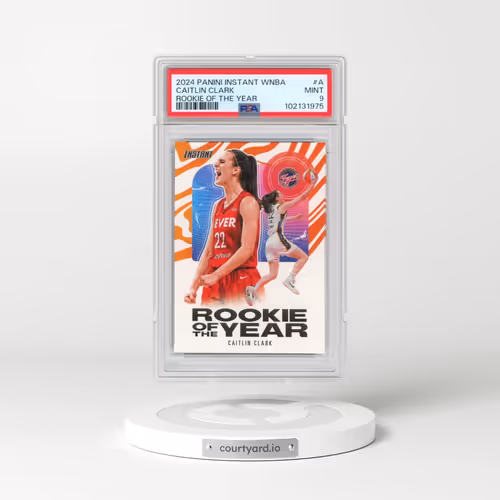 2024 Panini Instant WNBA Rookie of the Year #A Caitlin Clark (PSA 9 MINT)