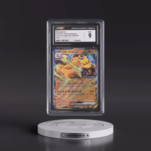 2023 Pokémon Card 151 #006/165 Charizard ex - Holo (CGC 9 MINT)
