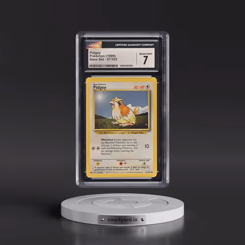 1999 Base Set #57/102 Pidgey (CGC 7 NM)