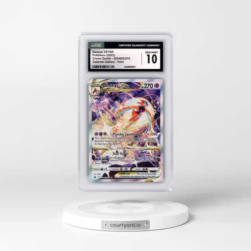 2022 Crown Zenith #GG46/GG70 Deoxys VSTAR - Holo (CGC 10 GEM MINT)