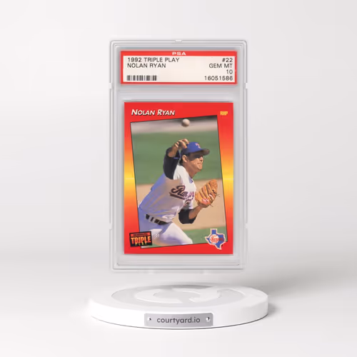 1992 Donruss Triple Play #22 Nolan Ryan (PSA 10 GEM MINT)
