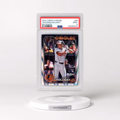 2024 Topps Chrome #88 Jackson Holliday - Raywave (PSA 9 MINT)