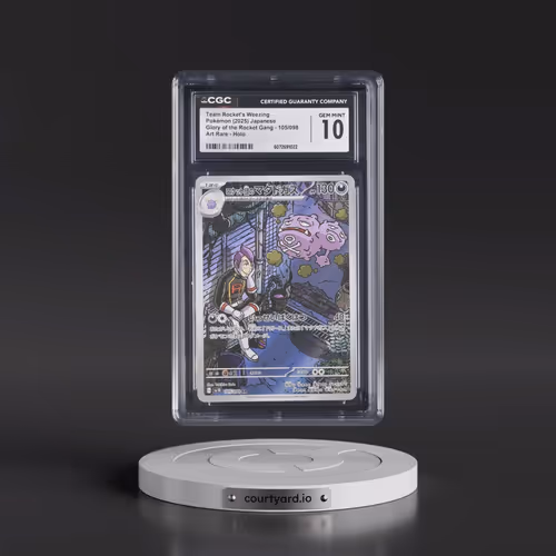 2025 Glory of the Rocket Gang - sv10 #105/098 Team Rocket's Weezing - Art Rare Holo (CGC 10 GEM MINT