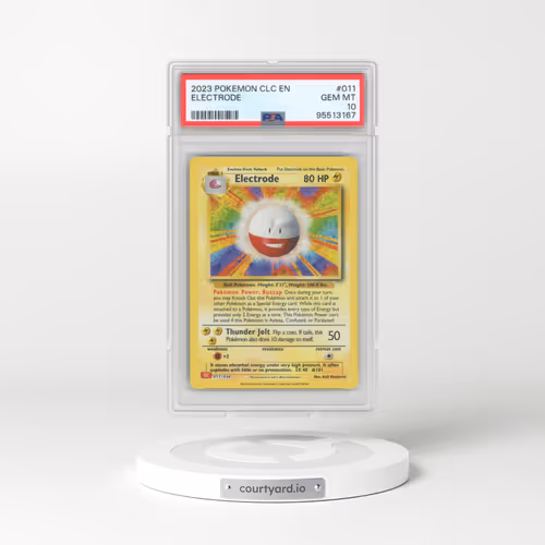 2023 Pokémon Clc-Trading Card Game Classic Charizard & HO-Oh EX Deck #011 Electrode (PSA 10 GEM MINT)