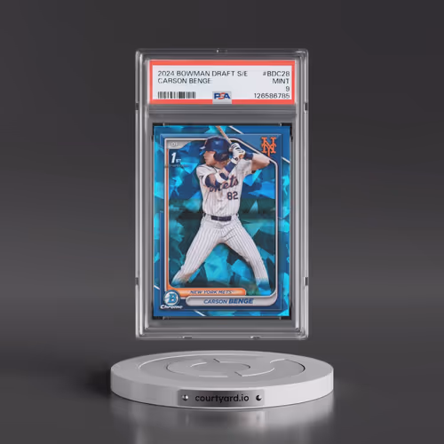 2024 Bowman Draft Sapphire Edition #BDC28 Carson Benge (PSA 9 MINT)