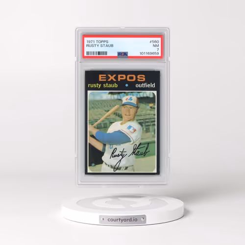 1971 Topps #560 Rusty Staub (PSA 7 NM)