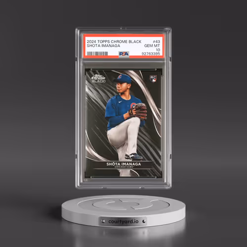 2024 Topps Chrome Black #43 Shota Imanaga (PSA 10 GEM MINT)