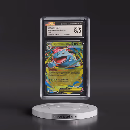 2025 Mega Evolution - MEG EN #003/132 Mega Venusaur ex - Holo (CGC 8.5 NM-MT+)