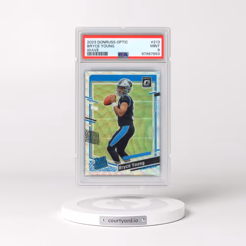 2023 Panini Donruss Optic #213 Bryce Young - Wave (PSA 9 MINT)