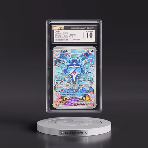 2023 Pokémon Obf EN-Obsidian Flames #200 Palafin - Illustration Rare (CGC 10 GEM MINT)