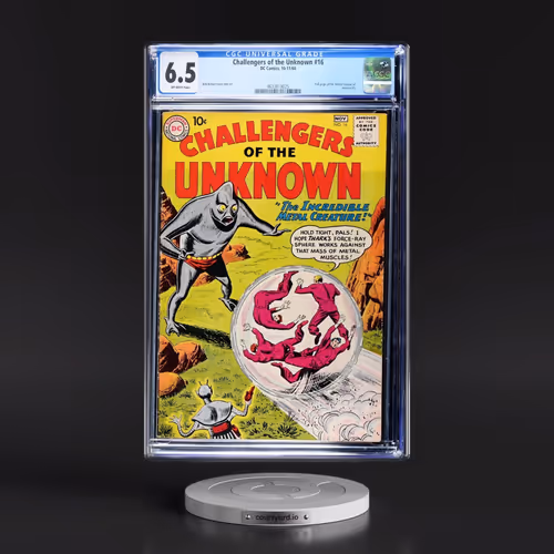Challengers of the Unknown #16 CGC 6.5 Off-white Pages (DC Comics, 10-11/60) - Universal