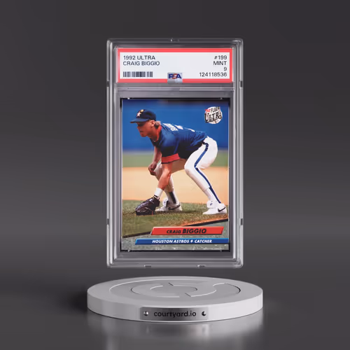 1992 Ultra #199 Craig Biggio (PSA 9 MINT)