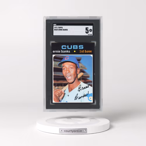 1971 Topps #525 Ernie Banks (SGC 5 EX)