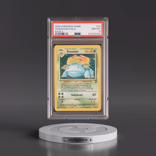 2000 Pokémon Game Base II #18 Venusaur - Holo (PSA 8 NM-MT)
