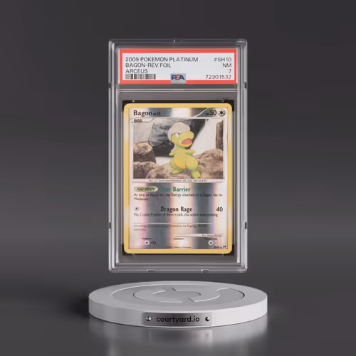 2009 Pokémon Platinum Arceus #SH10 Bagon - Reverse Foil (PSA 7 NM)
