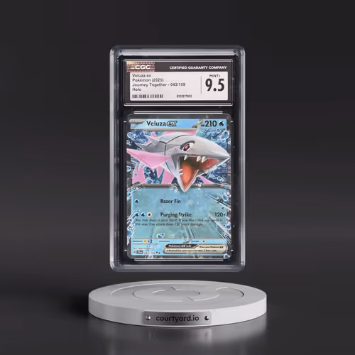 2025 Journey Together - JTG EN #043/159 Veluza ex - Holo (CGC 9.5 MINT+)