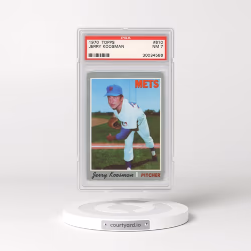 1970 Topps #610 Jerry Koosman (PSA 7 NM)