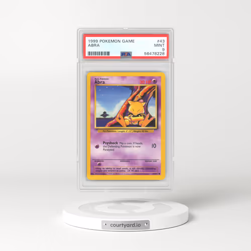 1999 Base Set #43 Abra (PSA 9 MINT)