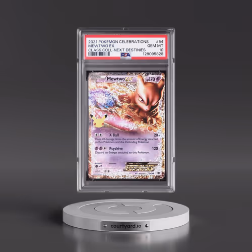 2021 Pokémon Celebrations Classic Collection #54 Mewtwo EX - Holo (PSA 10 GEM MINT)