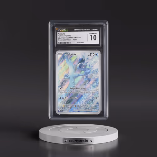 2025 Pokémon Jtg EN-Journey Together #161 Articuno - Illustration Rare (CGC 10 GEM MINT)
