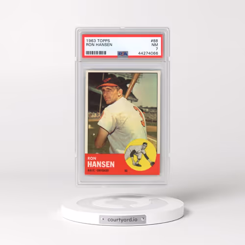 1963 Topps #88 Ron Hansen (PSA 7 NM)