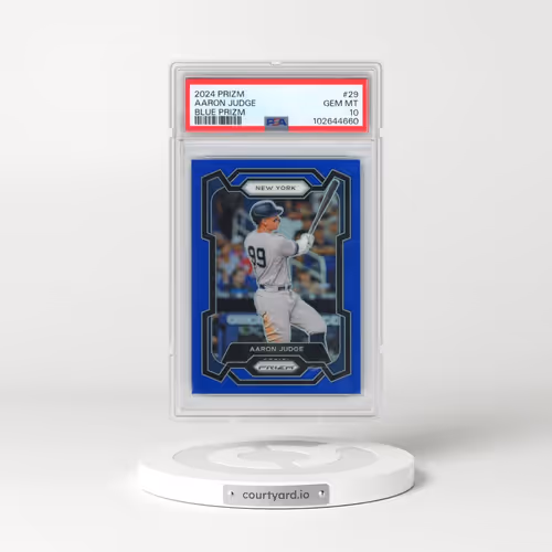 2024 Panini Prizm #29 Aaron Judge - Blue Prizm (PSA 10 GEM MINT)