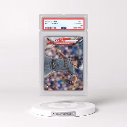 2020 Topps #207 Zac Gallen (PSA 10 GEM MINT)