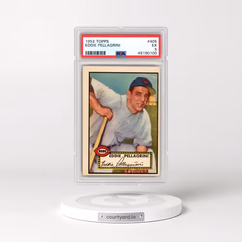 1952 Topps #405 Eddie Pellagrini (PSA 5 EX)
