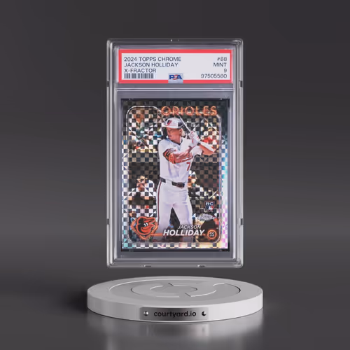2024 Topps Chrome #88 Jackson Holliday - X-Fractor (PSA 9 MINT)