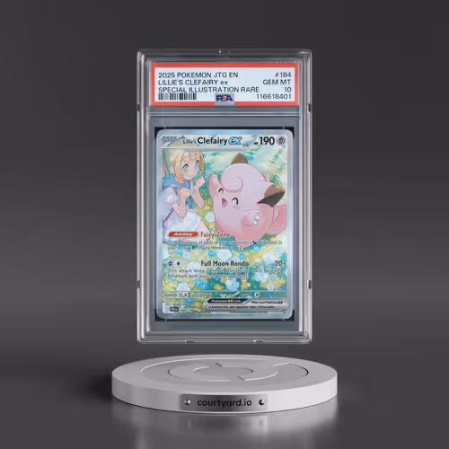 2025 Pokémon Jtg EN-Journey Together #184 Lillie's Clefairy EX - Holo Special Illustration Rare (PSA