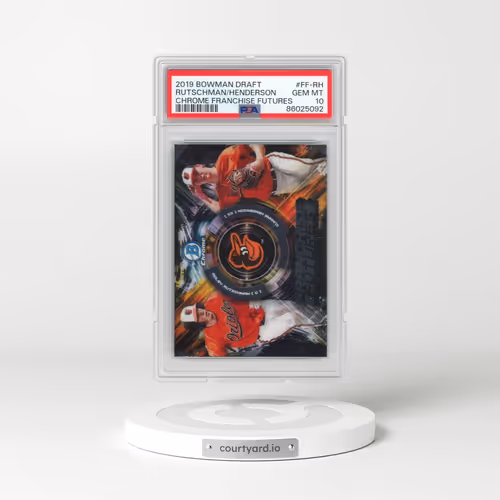 2019 Bowman Draft Chrome Franchise Futures #FF-RH Adley Rutschman/Gunnar Henderson (PSA 10 GEM MINT)