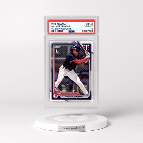 2024 Bowman Paper Prospects #BP43 Walker Jenkins (PSA 10 GEM MINT)