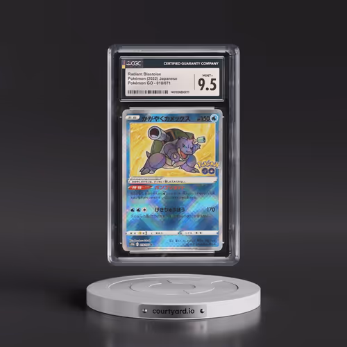 2022 Pokémon GO #018/071 Radiant Blastoise - Holo (CGC 9.5 MINT+)
