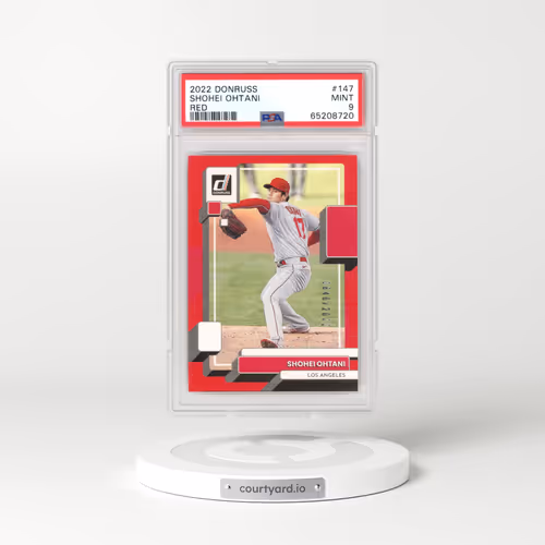 2022 Panini Donruss #147 Shohei Ohtani - Red (PSA 9 MINT)