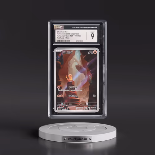 2023 Pokémon Card 151 #168/165 Charmander - Art Rare Holo (CGC 9 MINT)