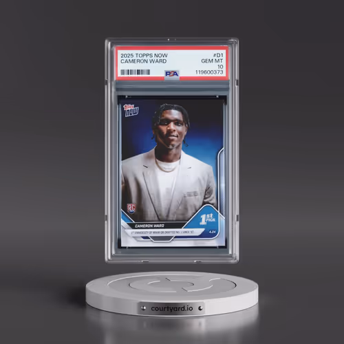 2025 Topps Now #D1 Cameron Ward (PSA 10 GEM MINT)