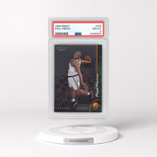 1998 Finest #235 Paul Pierce (PSA 8 NM-MT)
