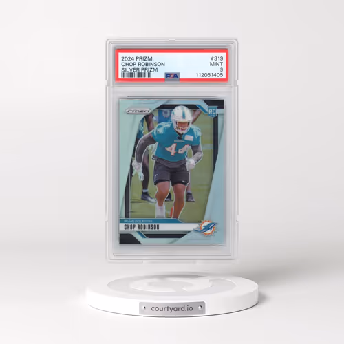 2024 Panini Prizm #319 Chop Robinson - Silver Prizm (PSA 9 MINT)