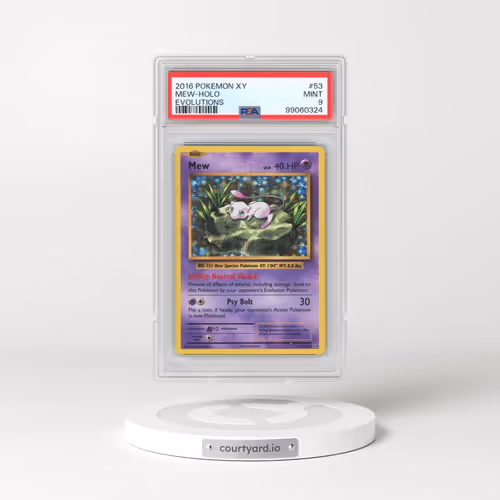 2016 Pokémon XY Evolutions #53 Mew - Holo (PSA 9 MINT)