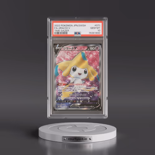 2022 Pokémon Sword & Shield Time Gazer #071 Jirachi V - Holo Full Art (PSA 10 GEM MINT)
