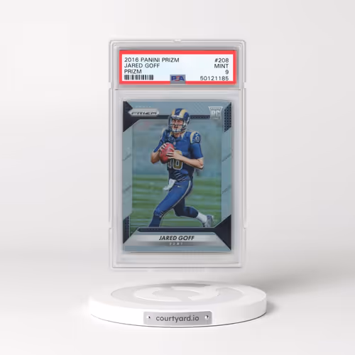 2016 Panini Prizm #208 Jared Goff - Prizm (PSA 9 MINT)