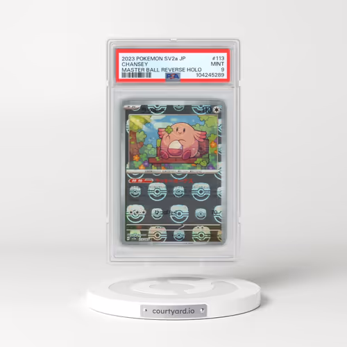 2023 Pokémon Sv2a-Pokemon 151 #113 Chansey - Reverse Holo Master Ball (PSA 9 MINT)