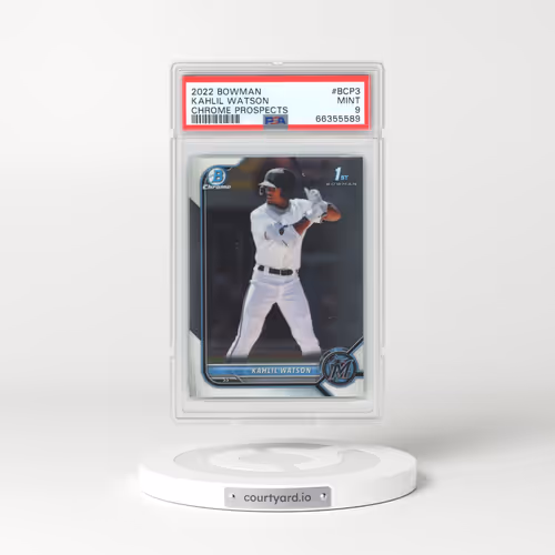 2022 Bowman Chrome Prospects #BCP3 Kahlil Watson (PSA 9 MINT)