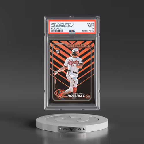 2024 Topps Update #US50 Jackson Holliday - Holiday (PSA 9 MINT)