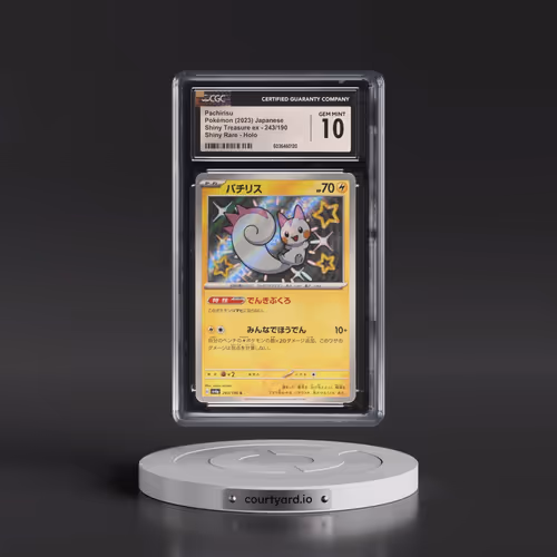 2023 Shiny Treasure ex #243/190 Pachirisu - Shiny Rare Holo (CGC 10 GEM MINT)
